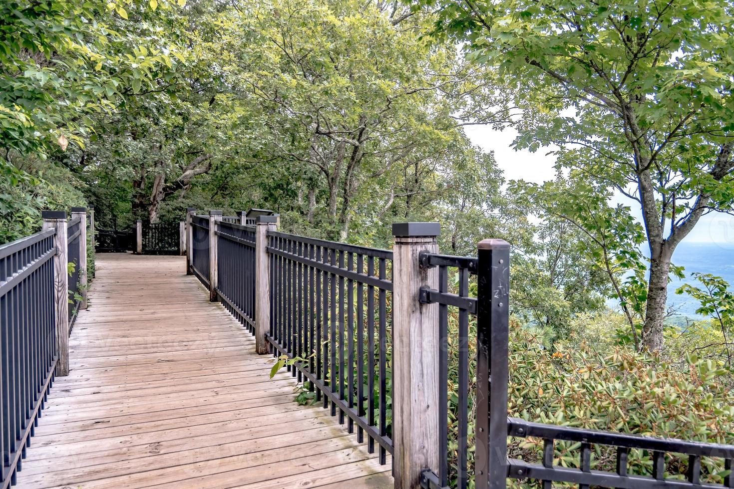 caesars head mountain bridge wilderness area in south carolina photo