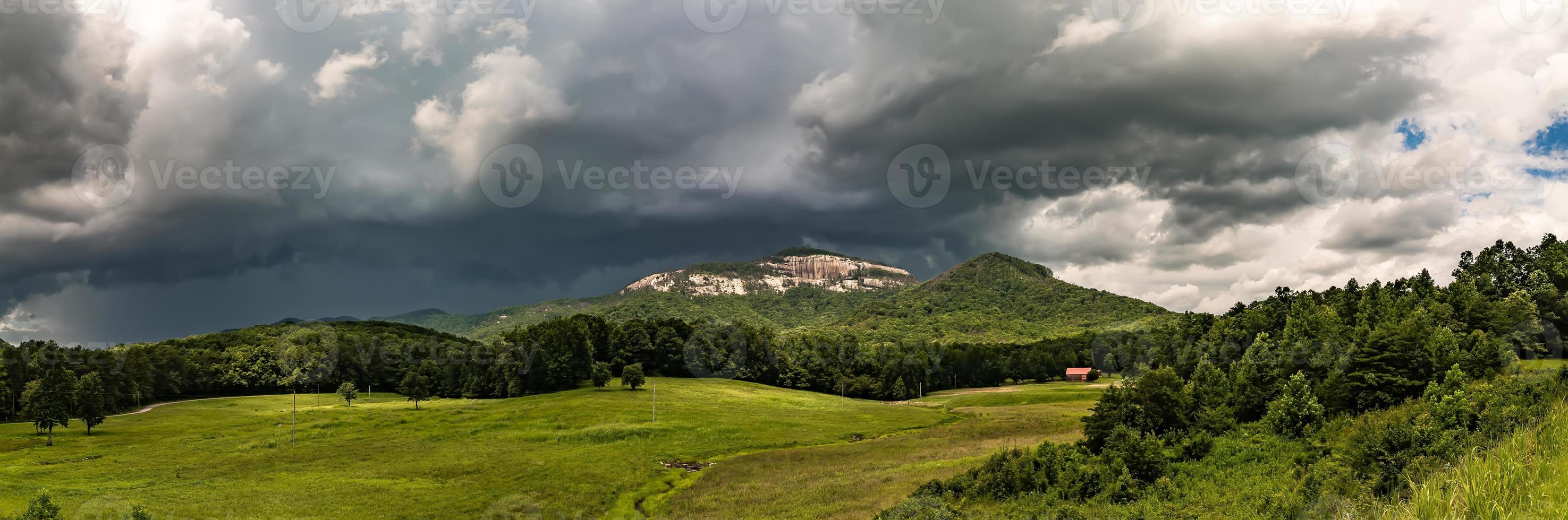 Landscapes near lake jocassee and table rock mountain south carolina photo