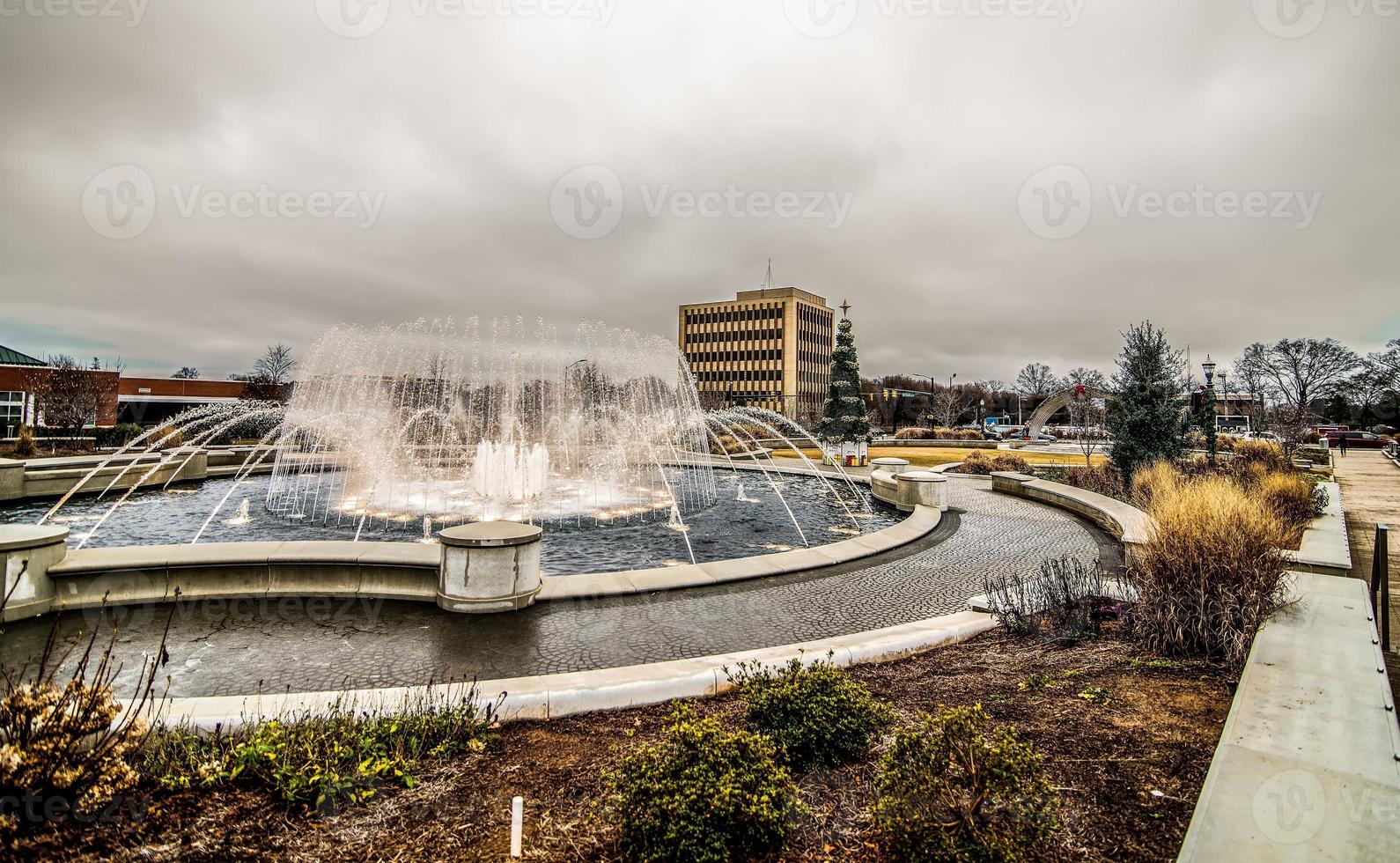 rock hill south carolina downtown decorated photo