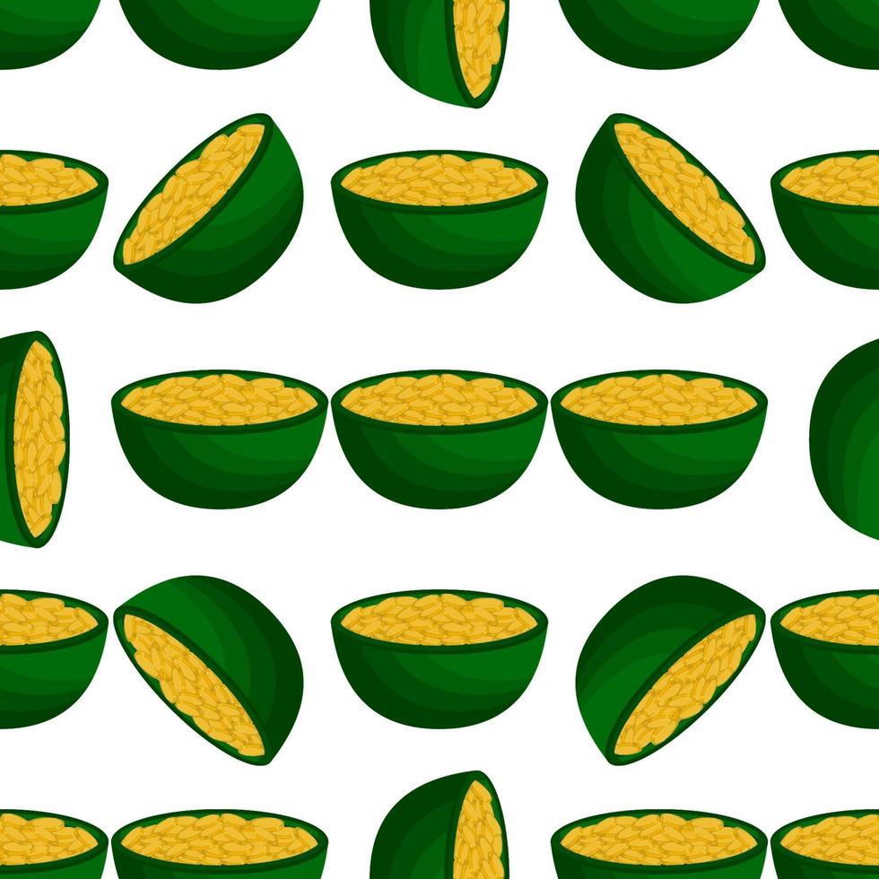 Irish holiday St Patrick day, seamless pot of coins vector
