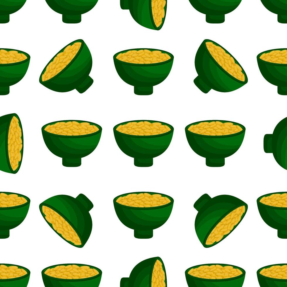 Irish holiday St Patrick day, seamless pot of coins vector