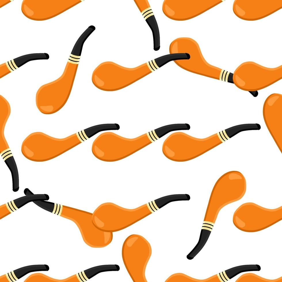 Irish holiday St Patrick day, seamless smoking pipes vector
