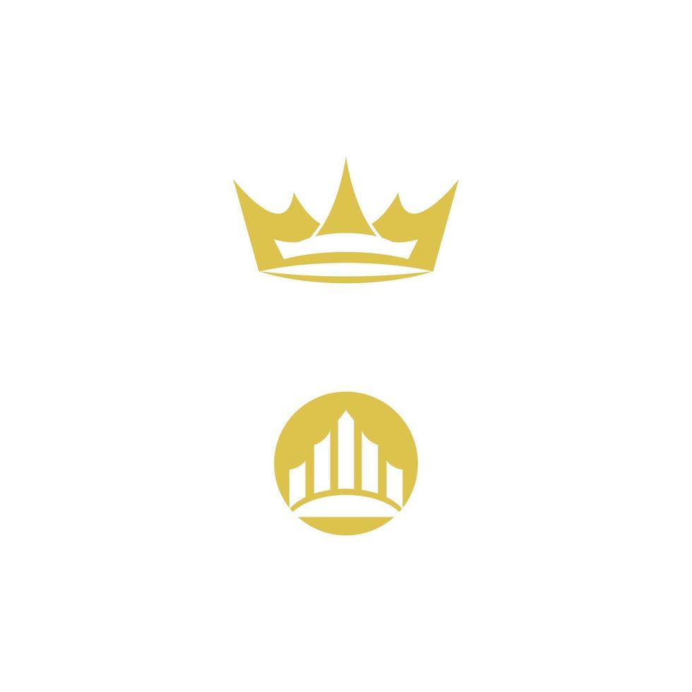 Crown Logo Template vector icon