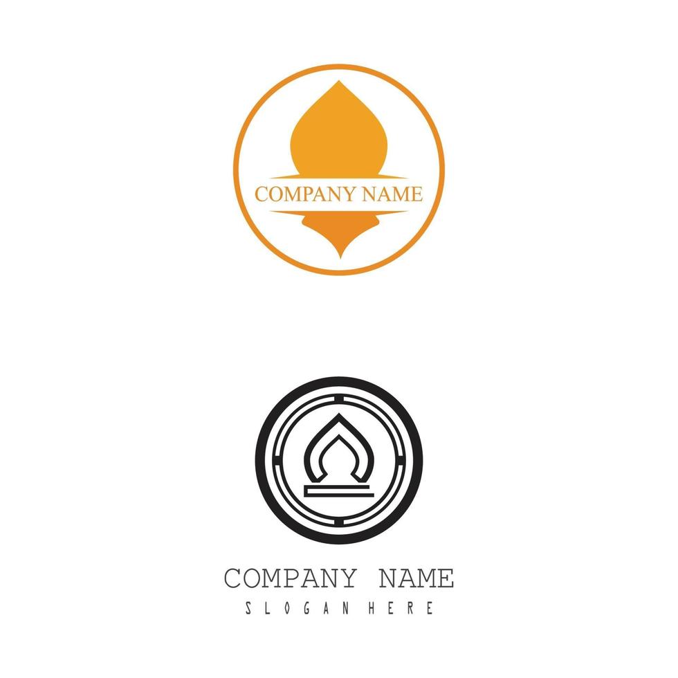 Mosque Logo Template vector symbol illustration design