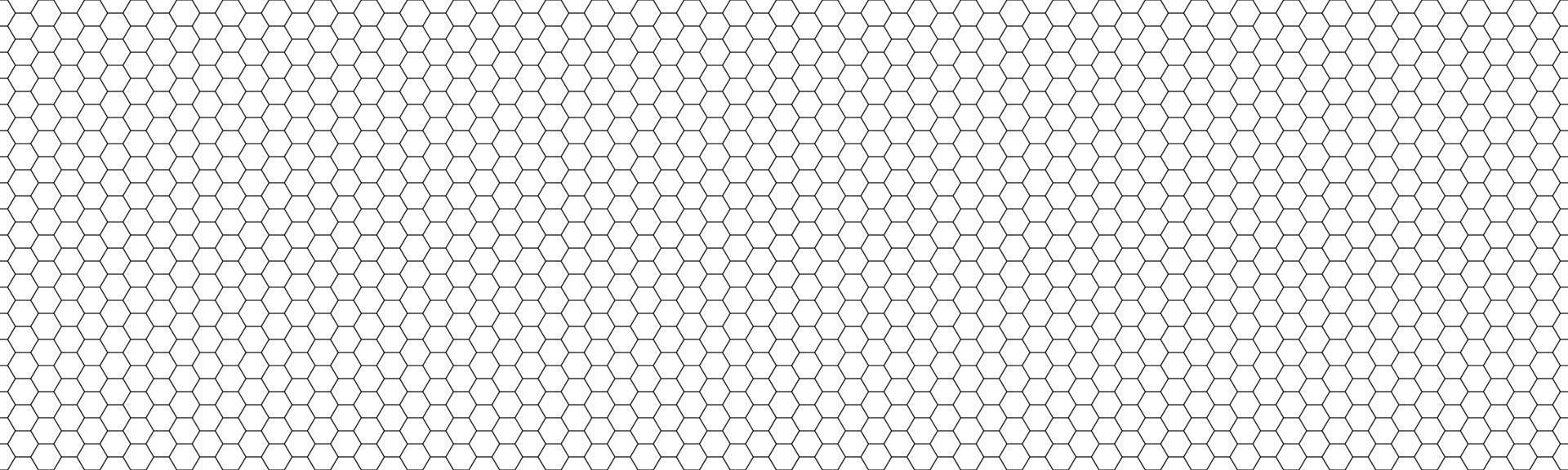 Simple seamless geometry hexagonal banner vector