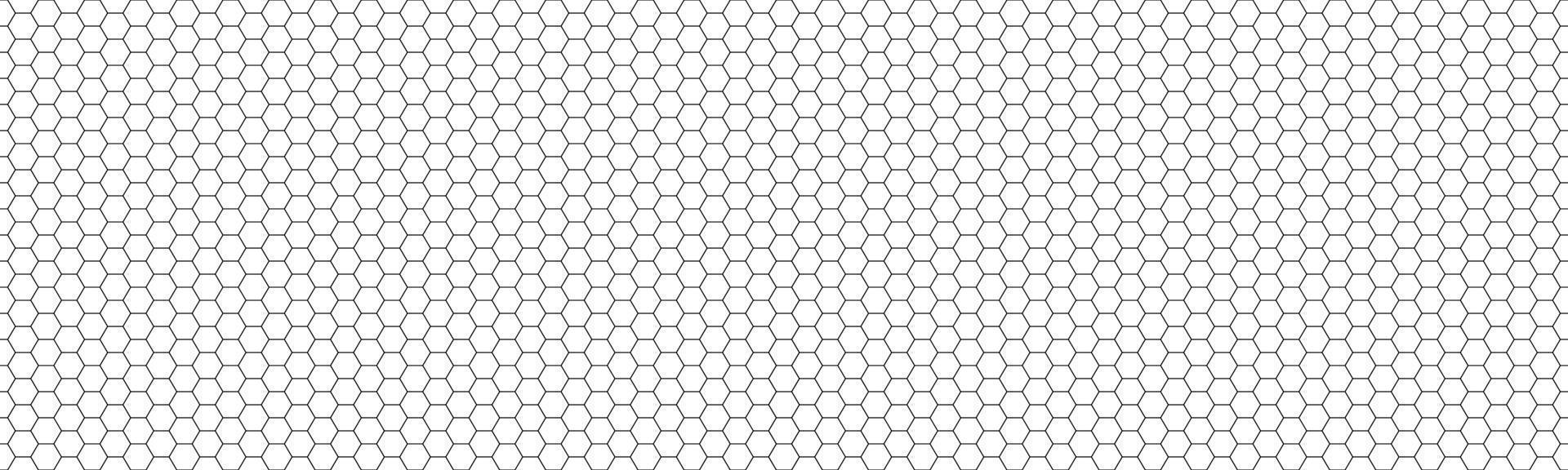 Simple seamless geometry hexagonal banner vector