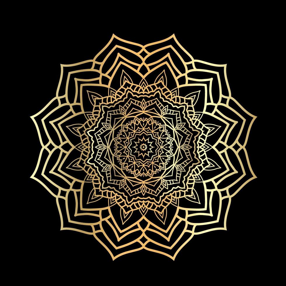 Luxury creative mandala pattern background vector