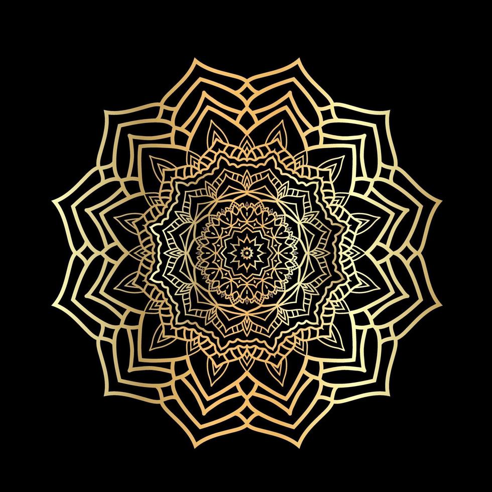 Luxury creative mandala pattern background vector