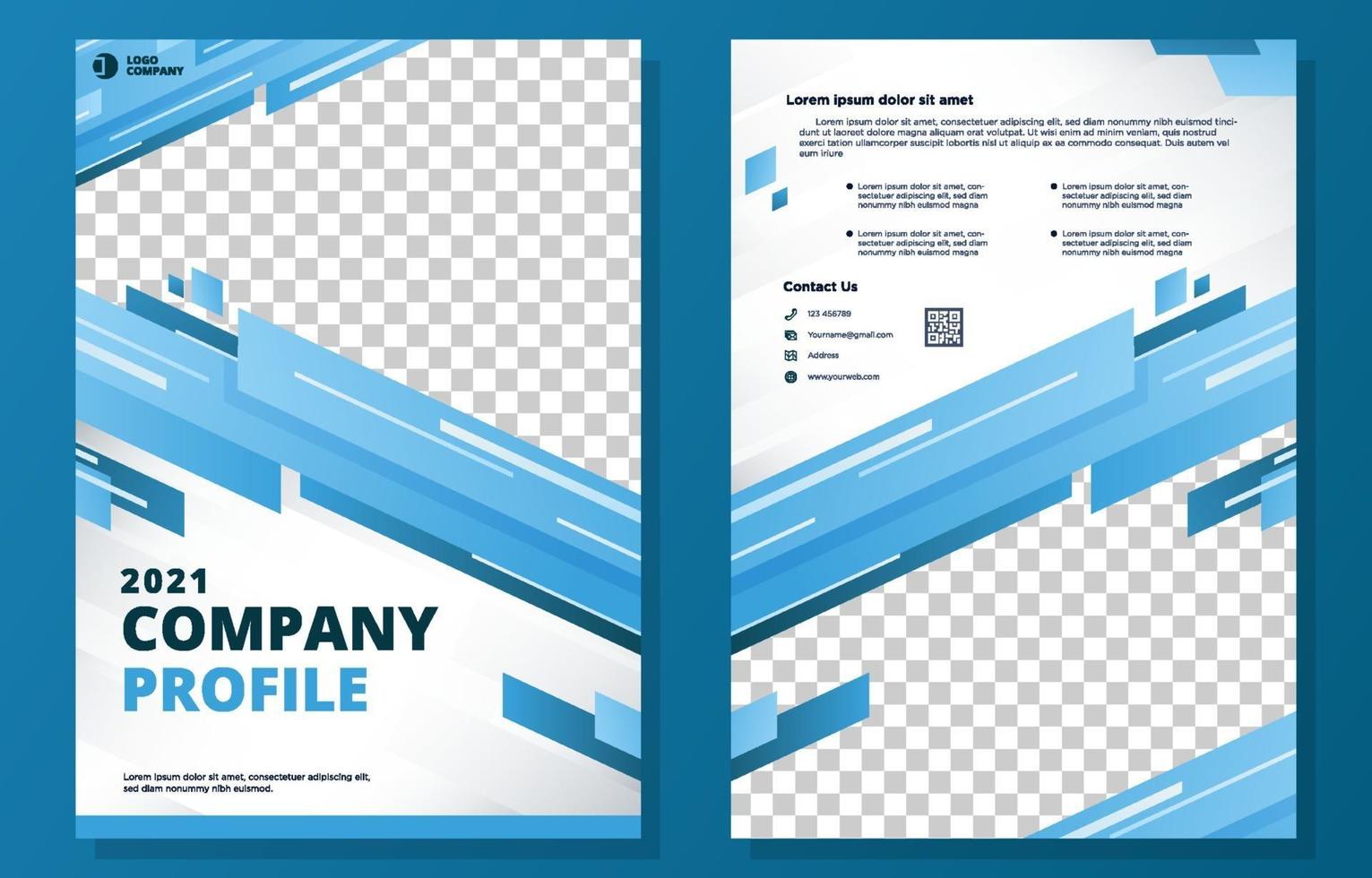 Company Profile Template 3083710 Vector Art at Vecteezy