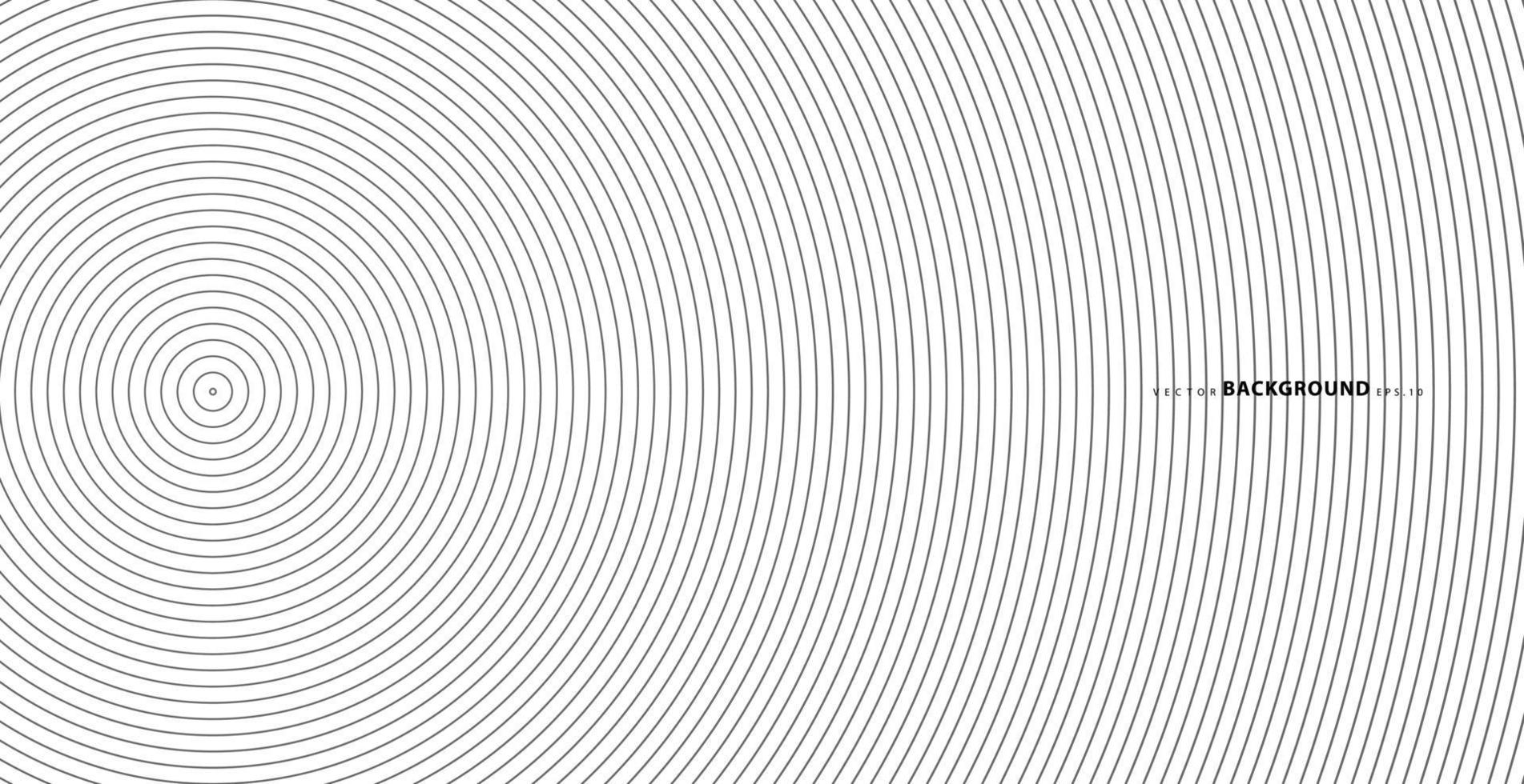 Abstract circle background. Gradient retro line pattern sound wave vector