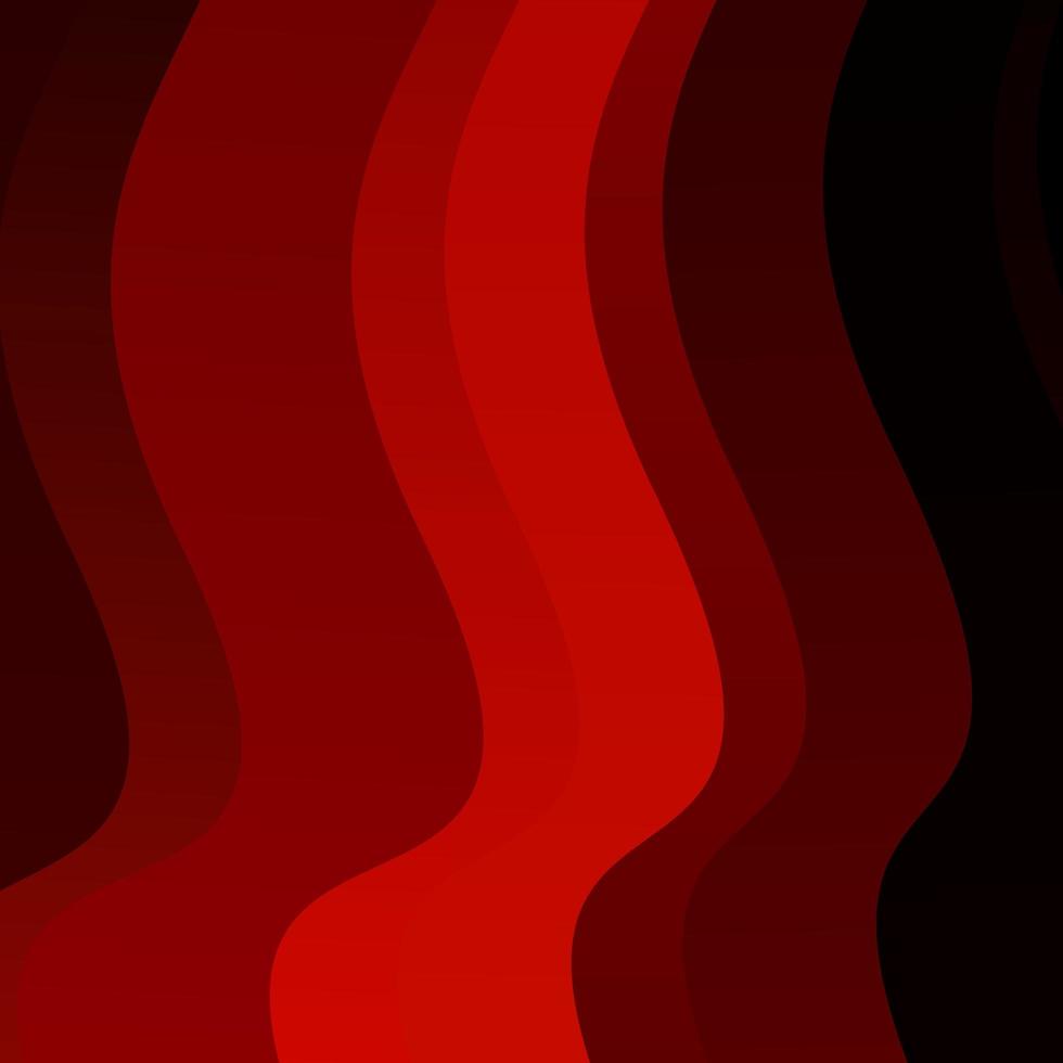 Dark Red vector texture with curves.