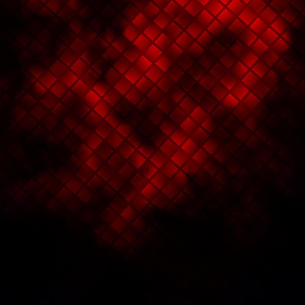 Dark Red vector backdrop with rectangles.