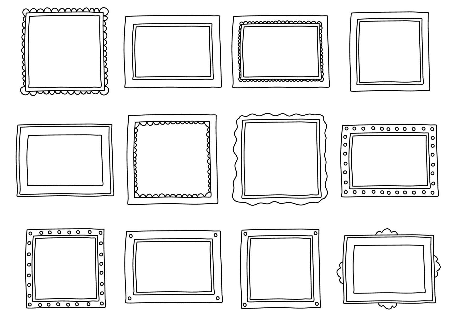Doodle Frame Vector Art, Icons, and Graphics for Free Download