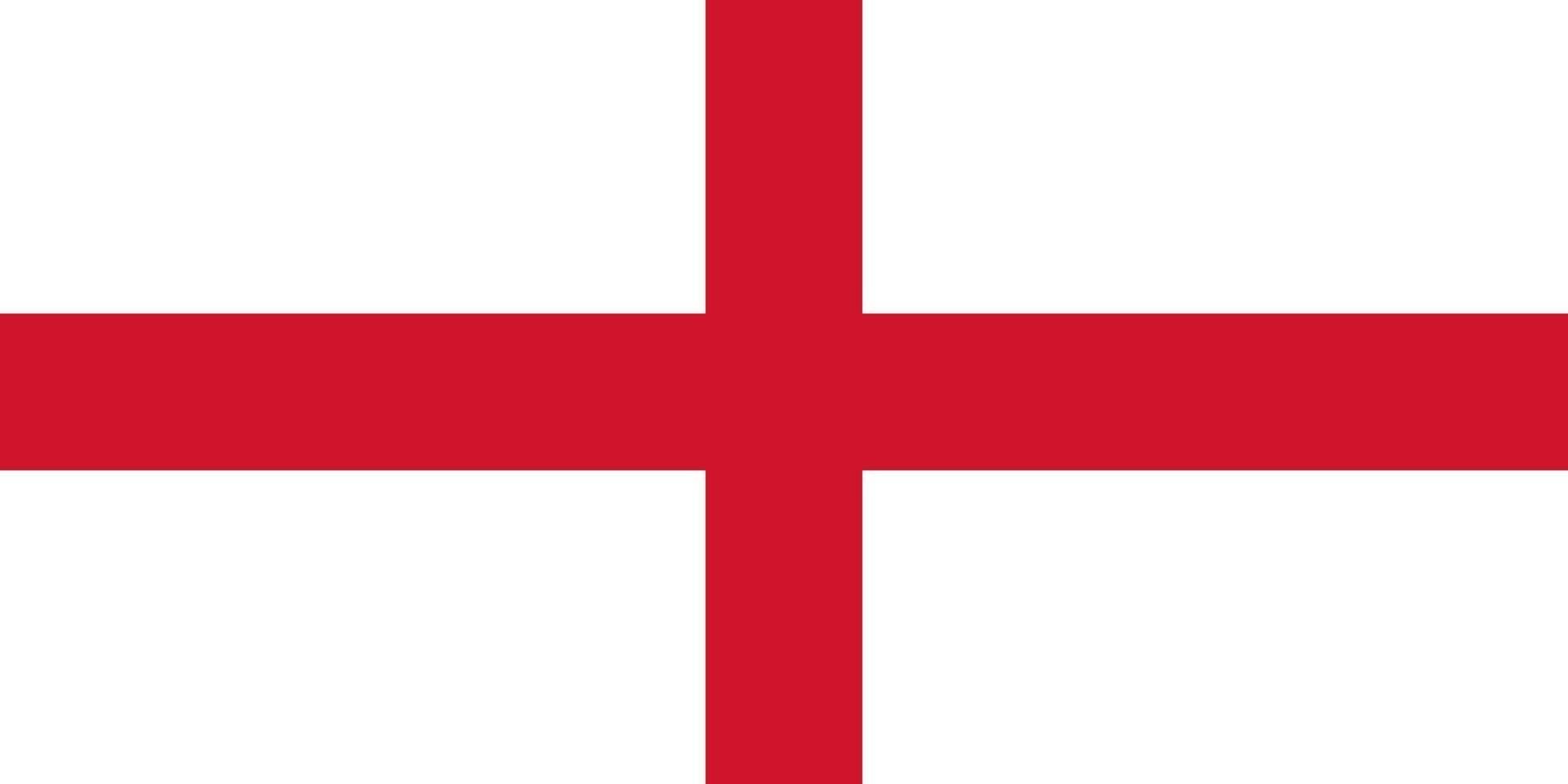 English Flag of England vector