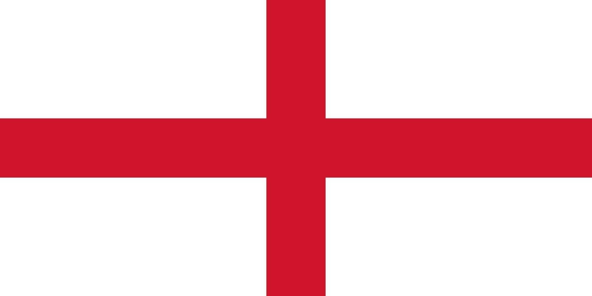 English Flag of England vector