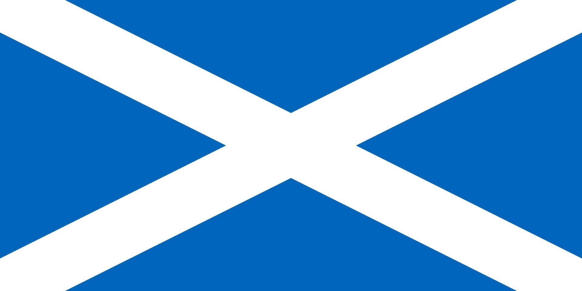 bandera escocesa de escocia vector