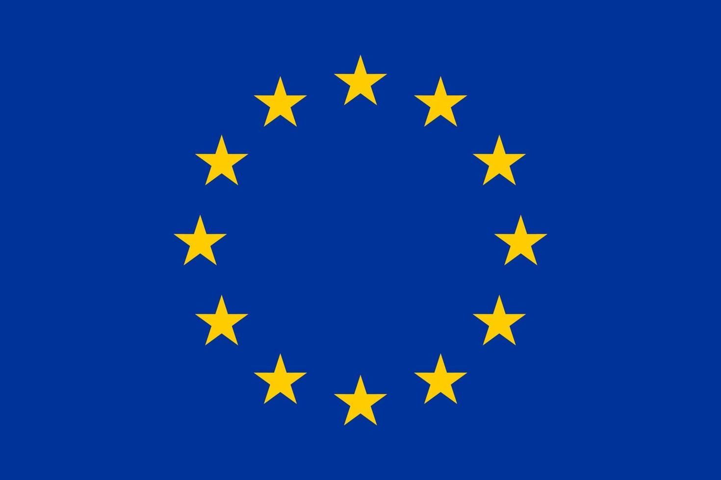 flag of the European Union EU vector