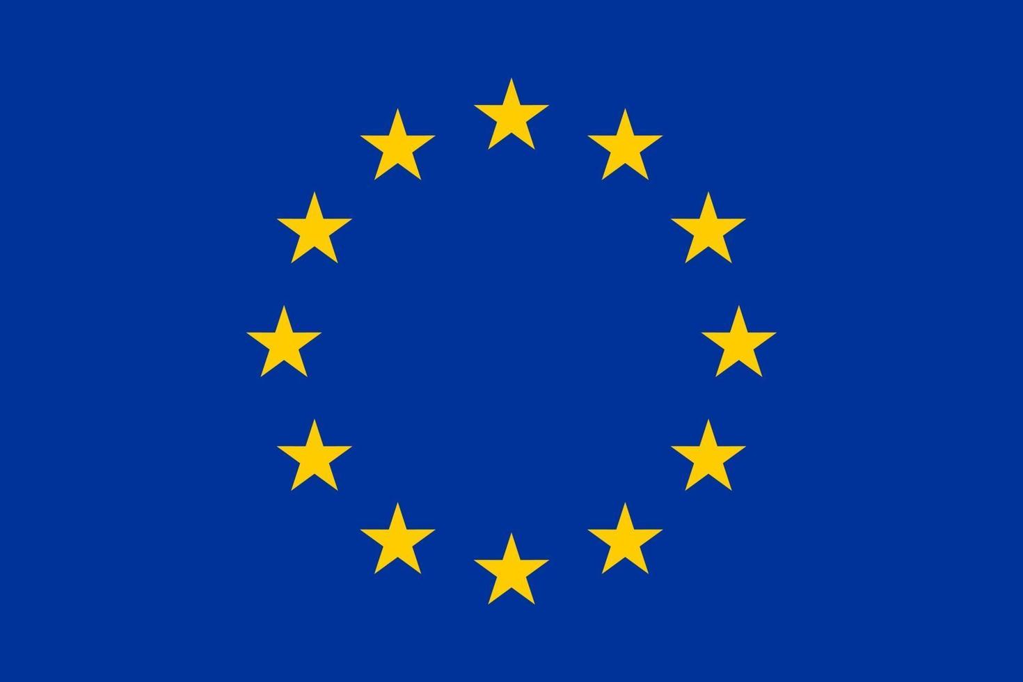 flag of the European Union EU vector