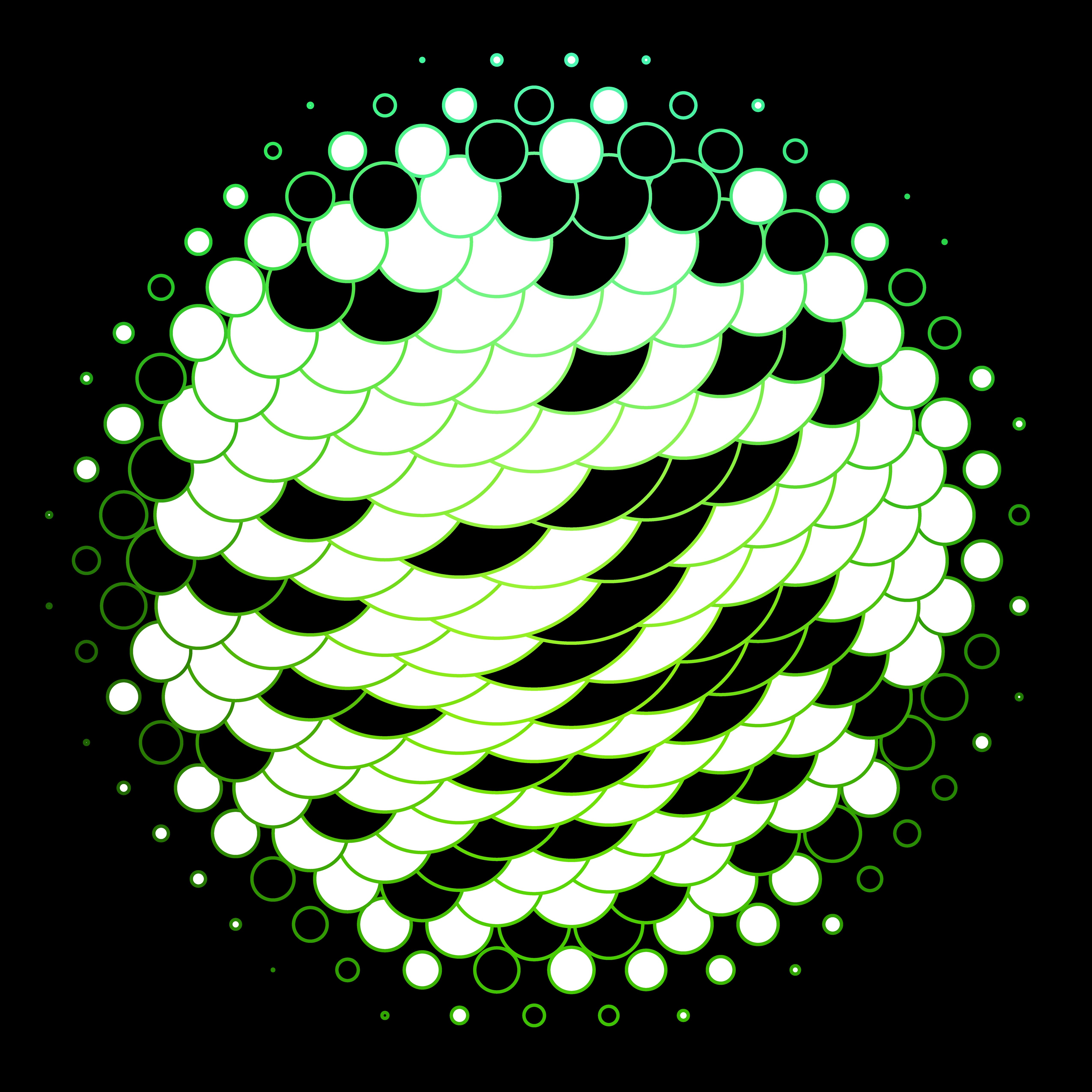 Dark Green vector layout with circles. 3084457 Vector Art at Vecteezy