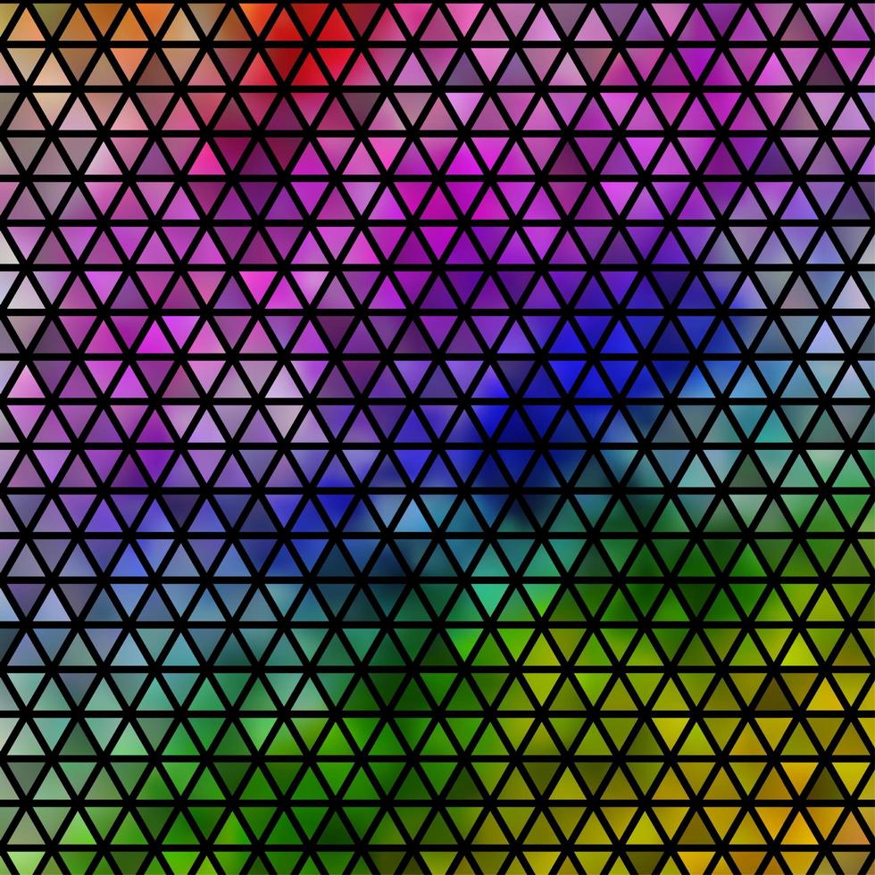 Light Multicolor vector layout with lines, triangles.