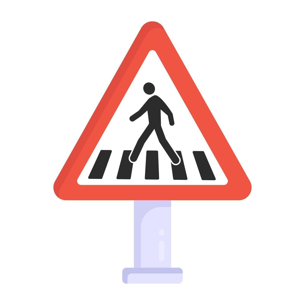 Zebra Crossing sign 3084940 Vector Art at Vecteezy