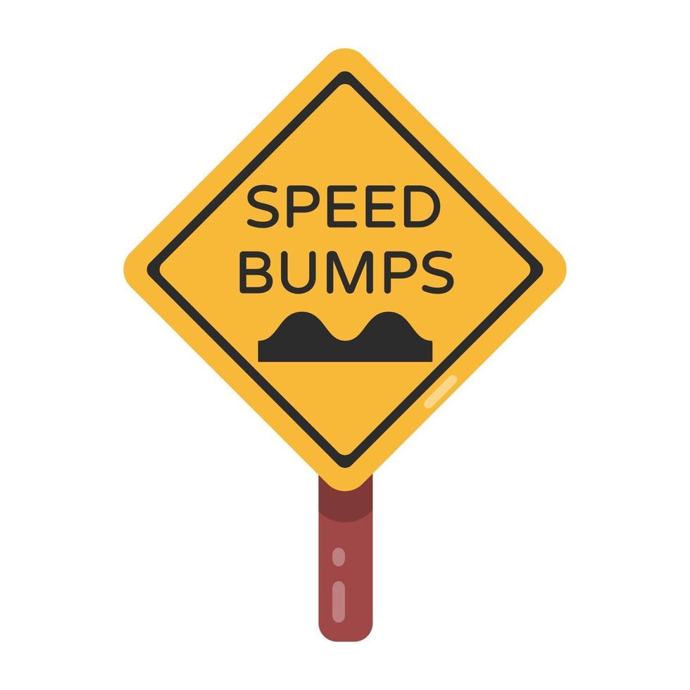 Speed Bumps Arrow vector