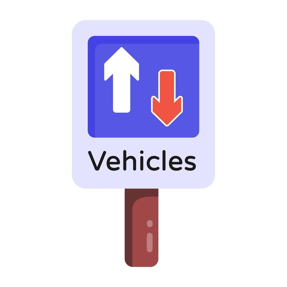 Road Signboard and post 3084964 Vector Art at Vecteezy