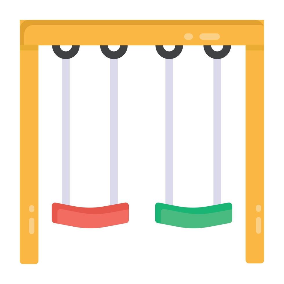 Swings play Ground vector