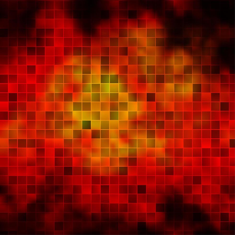 Dark Orange vector texture in rectangular style.