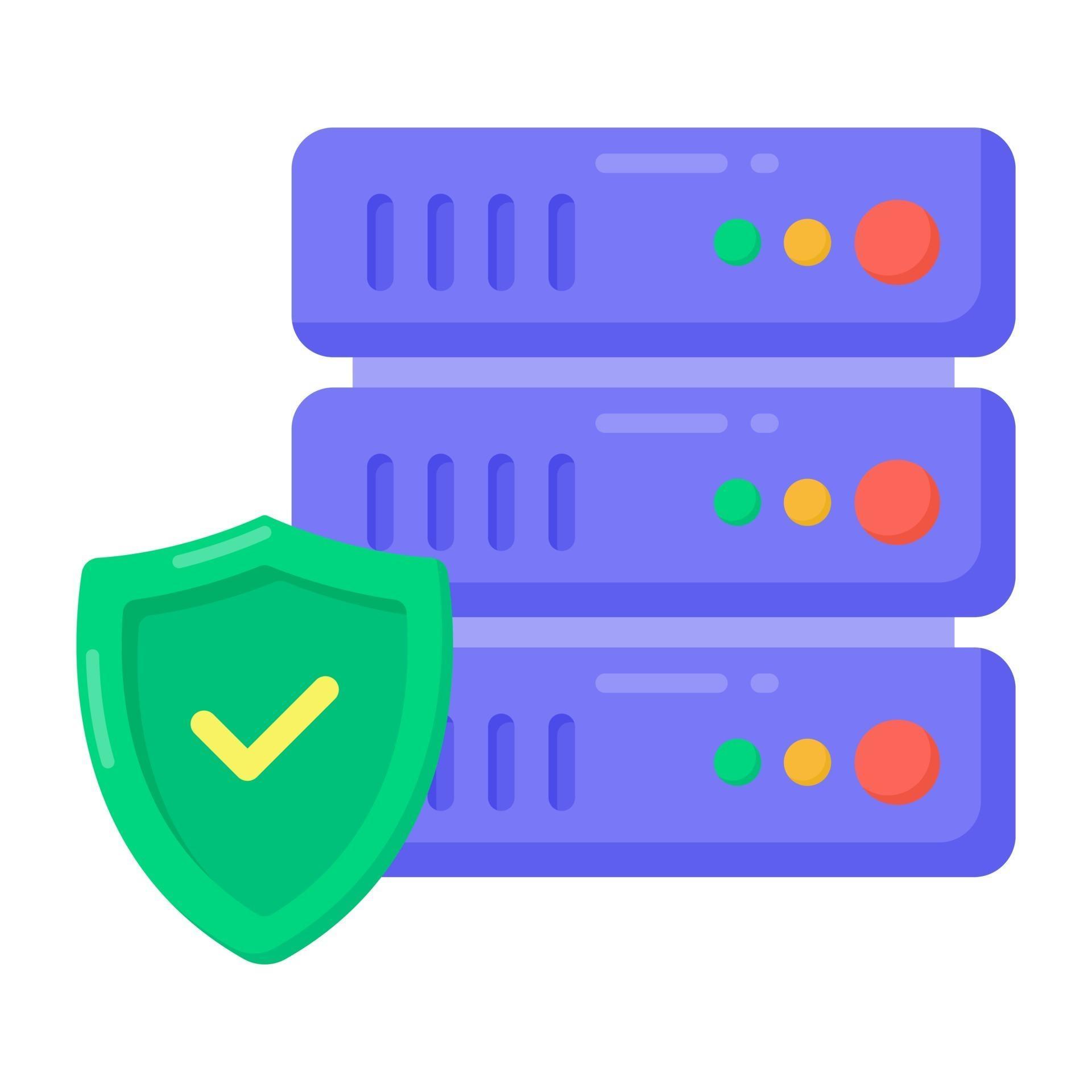 Secure Server Data 3085229 Vector Art at Vecteezy