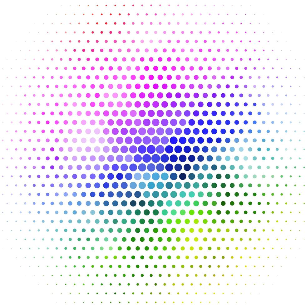 Light Multicolor vector backdrop with dots.