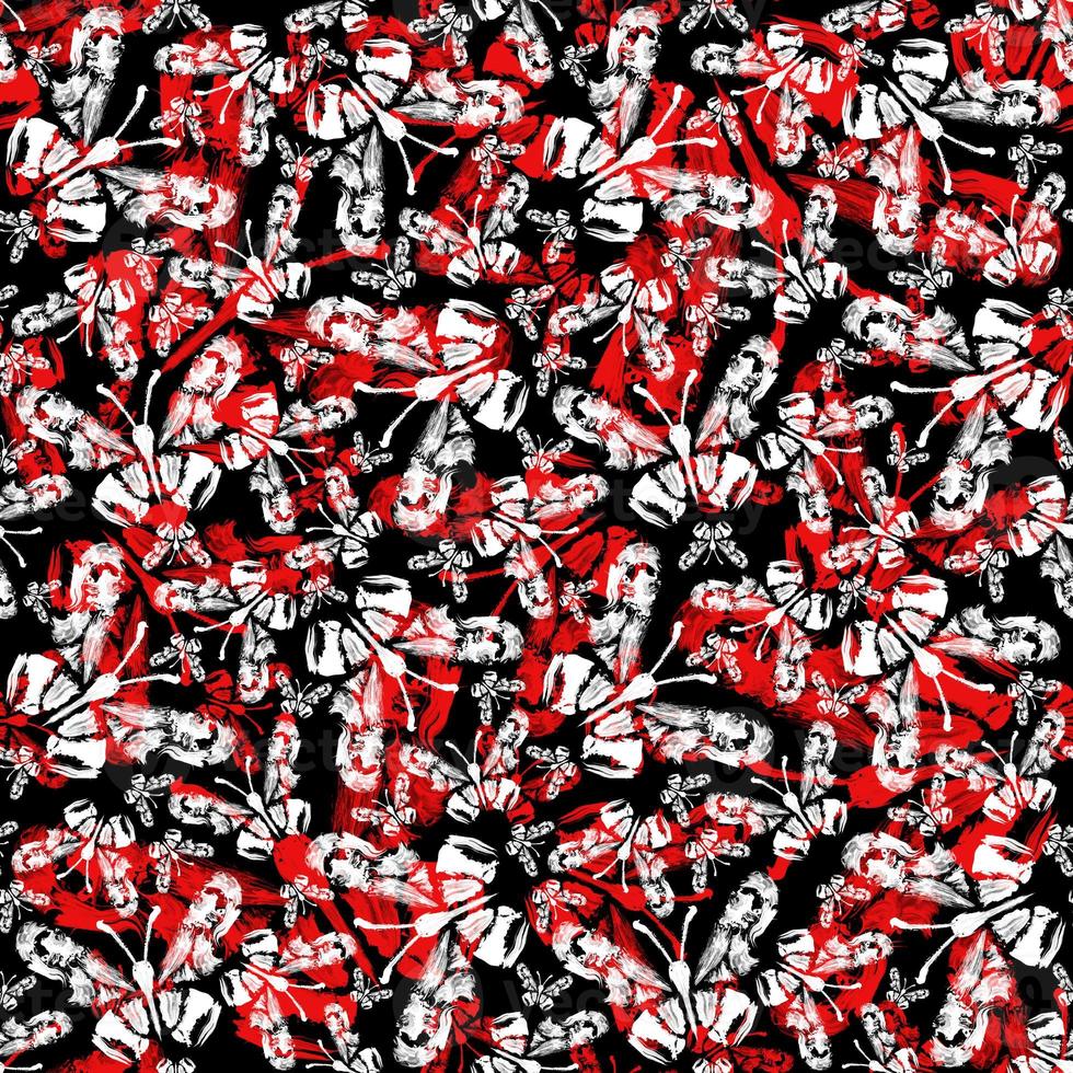 Abstract butterfly seamless background photo