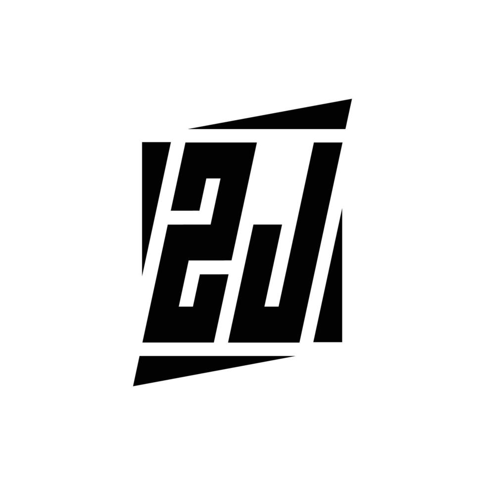 Logo monogram design template vector