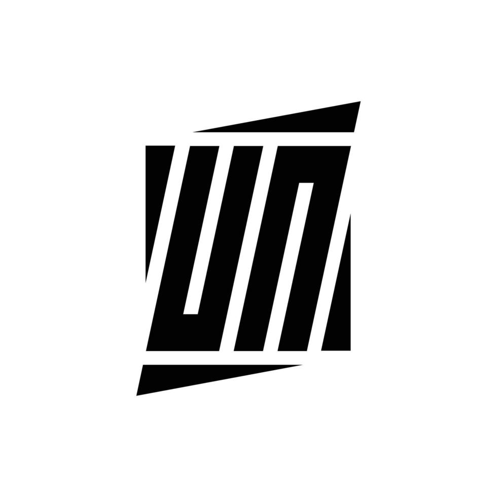 Logo monogram design template vector