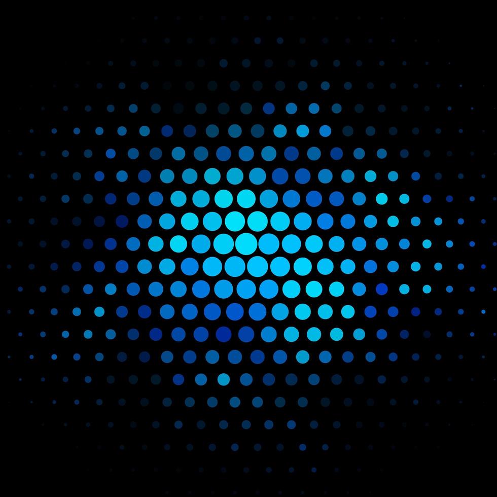 Dark BLUE vector pattern with spheres.