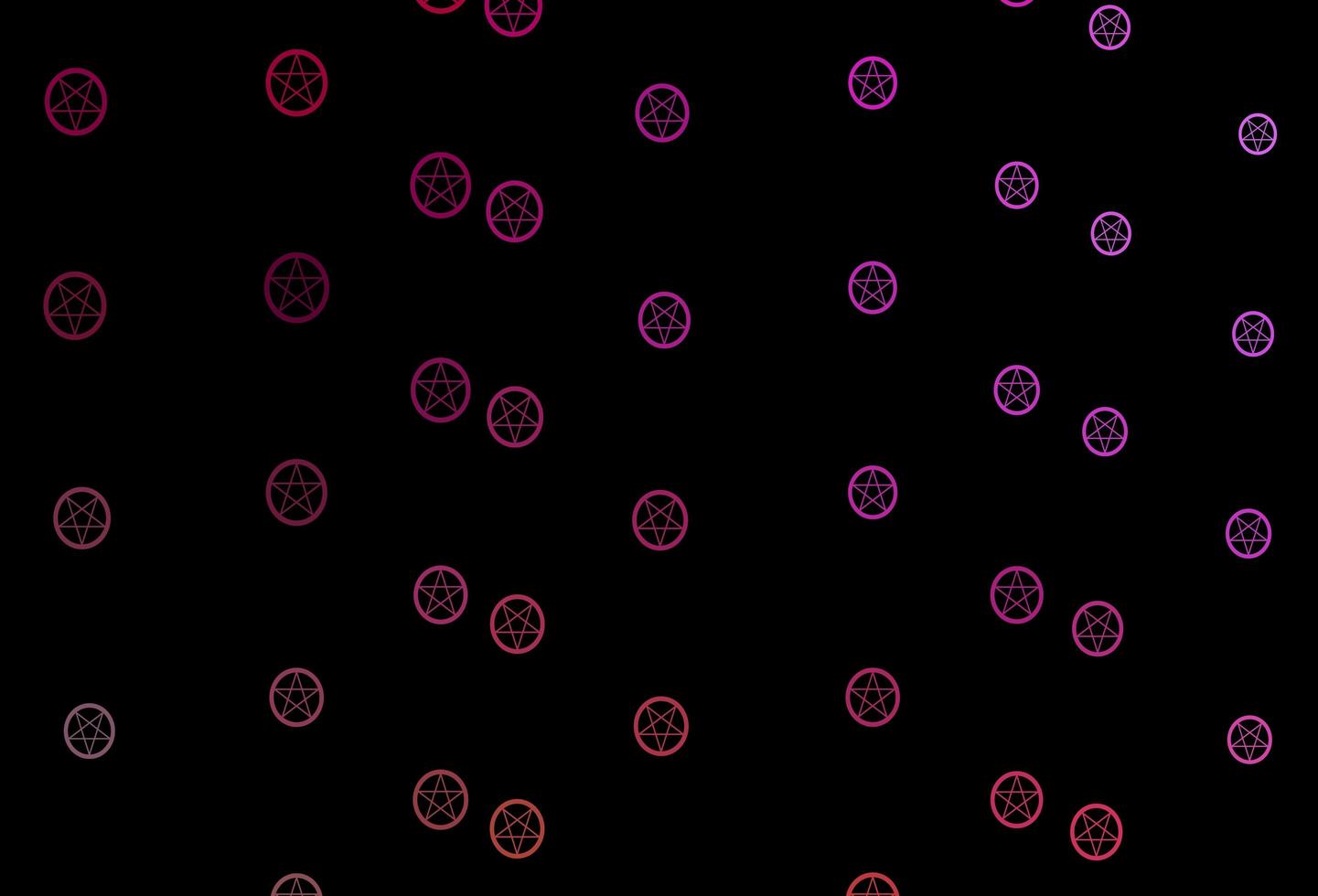 Dark Blue, Yellow vector template with esoteric signs.