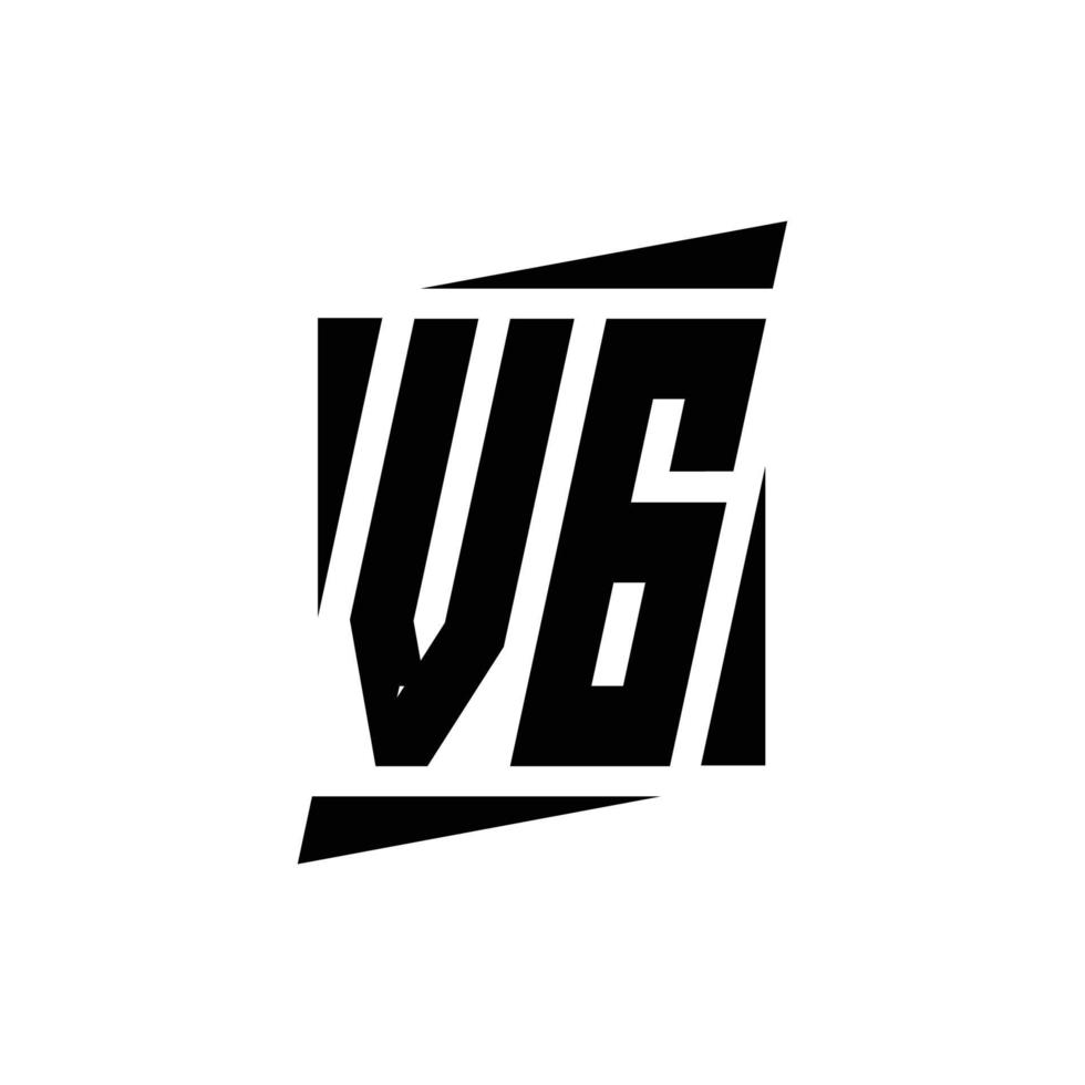 Logo monogram design template vector