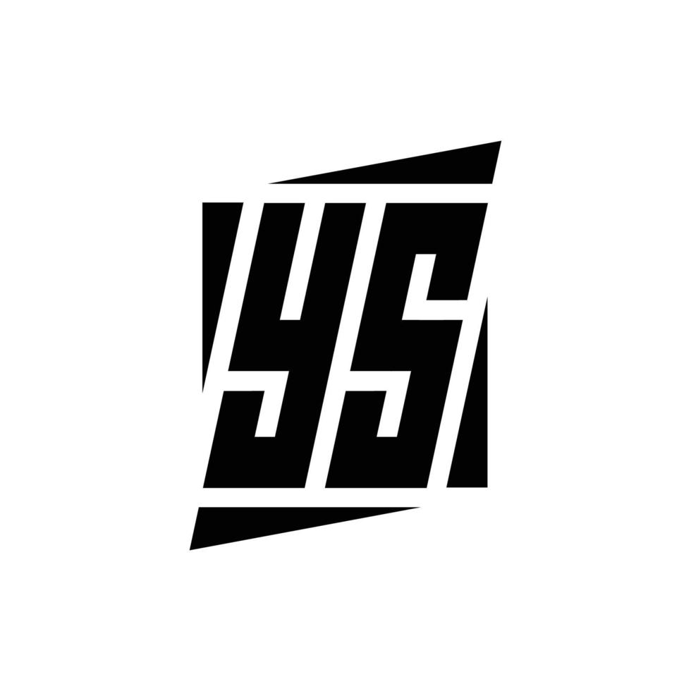 Logo monogram design template vector