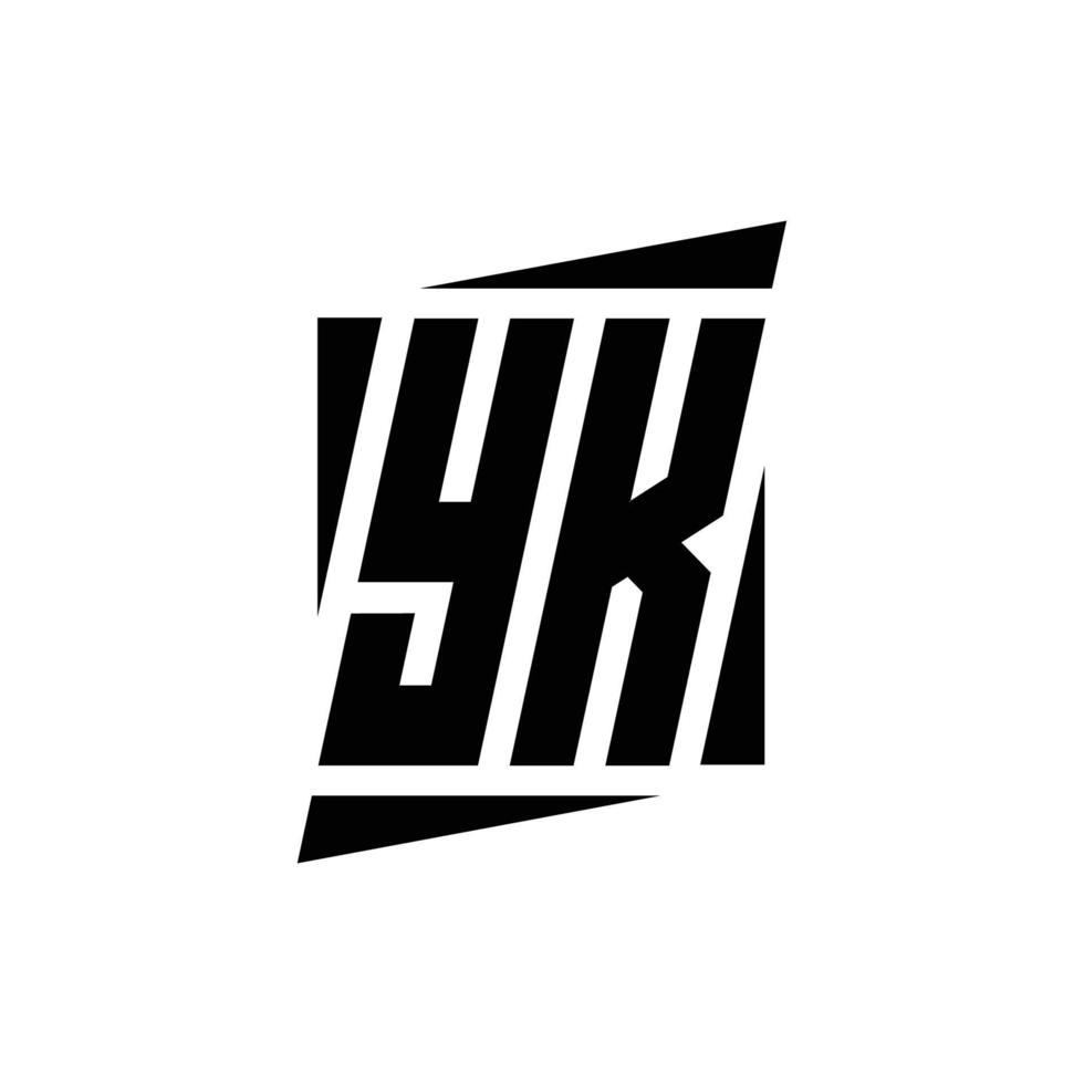 Logo monogram design template vector