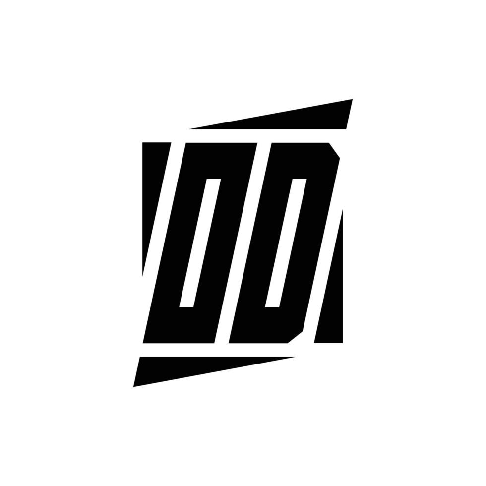 Logo monogram design template vector