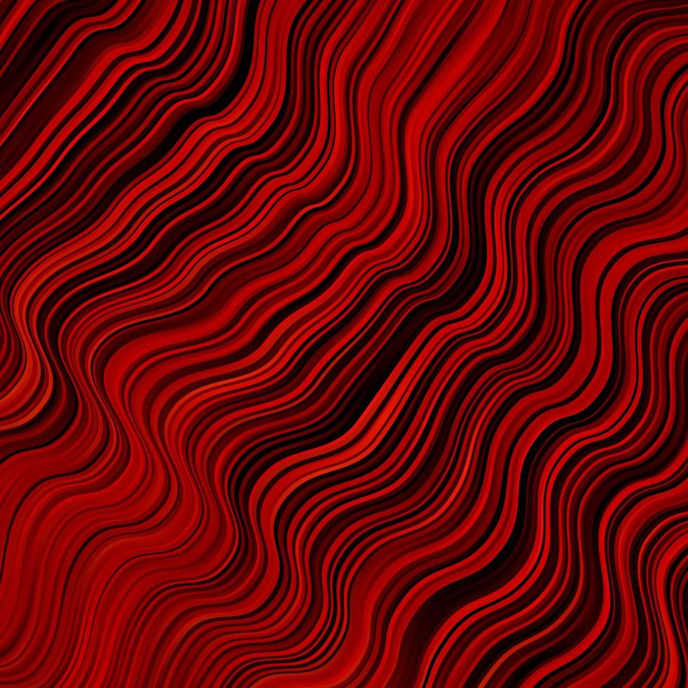 Light Red vector pattern with wry lines.