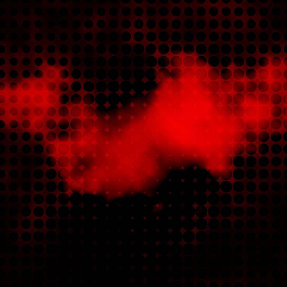 Dark Red, Yellow vector texture with disks.