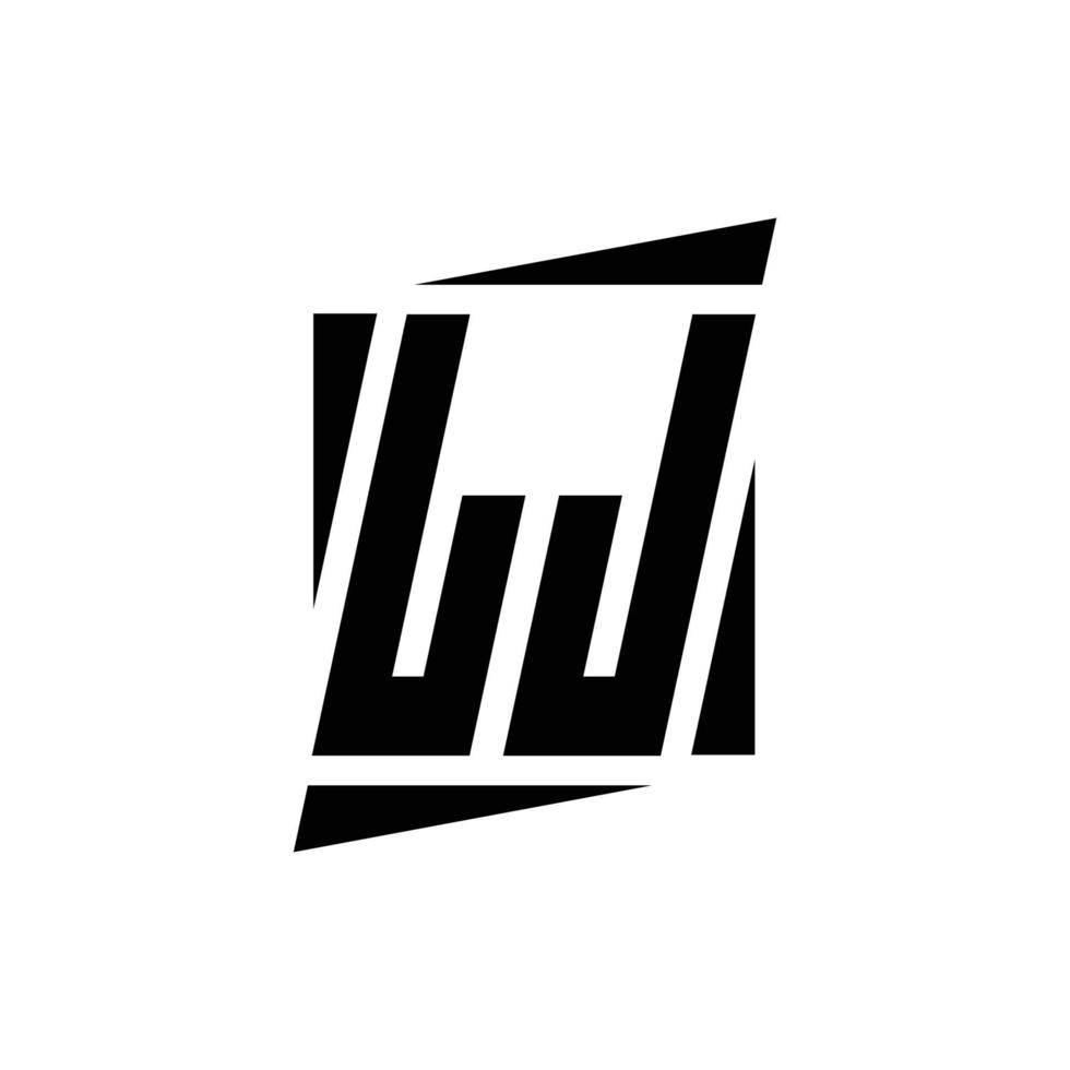 Logo monogram design template vector