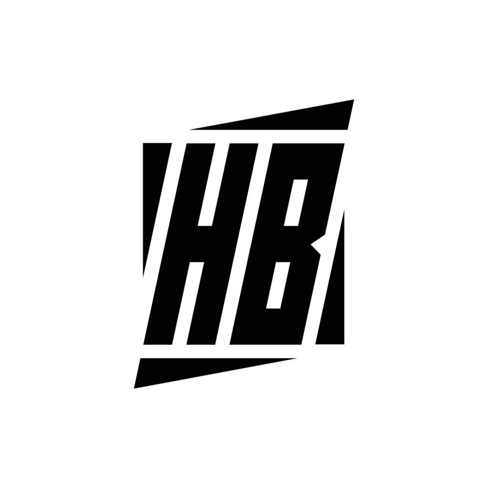 Logo monogram design template vector