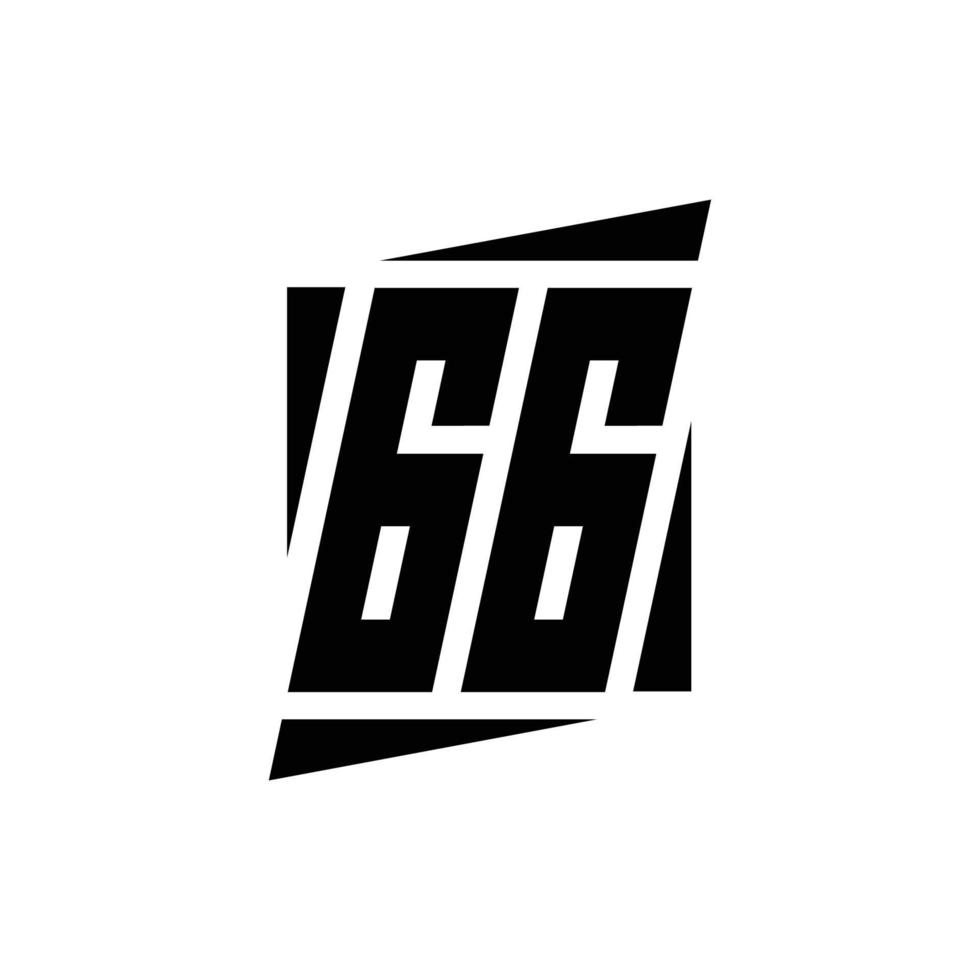 Logo monogram design template vector