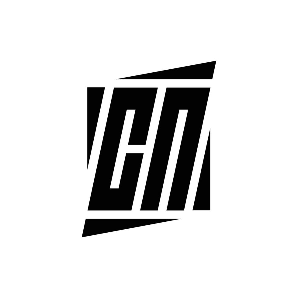 Logo monogram design template vector