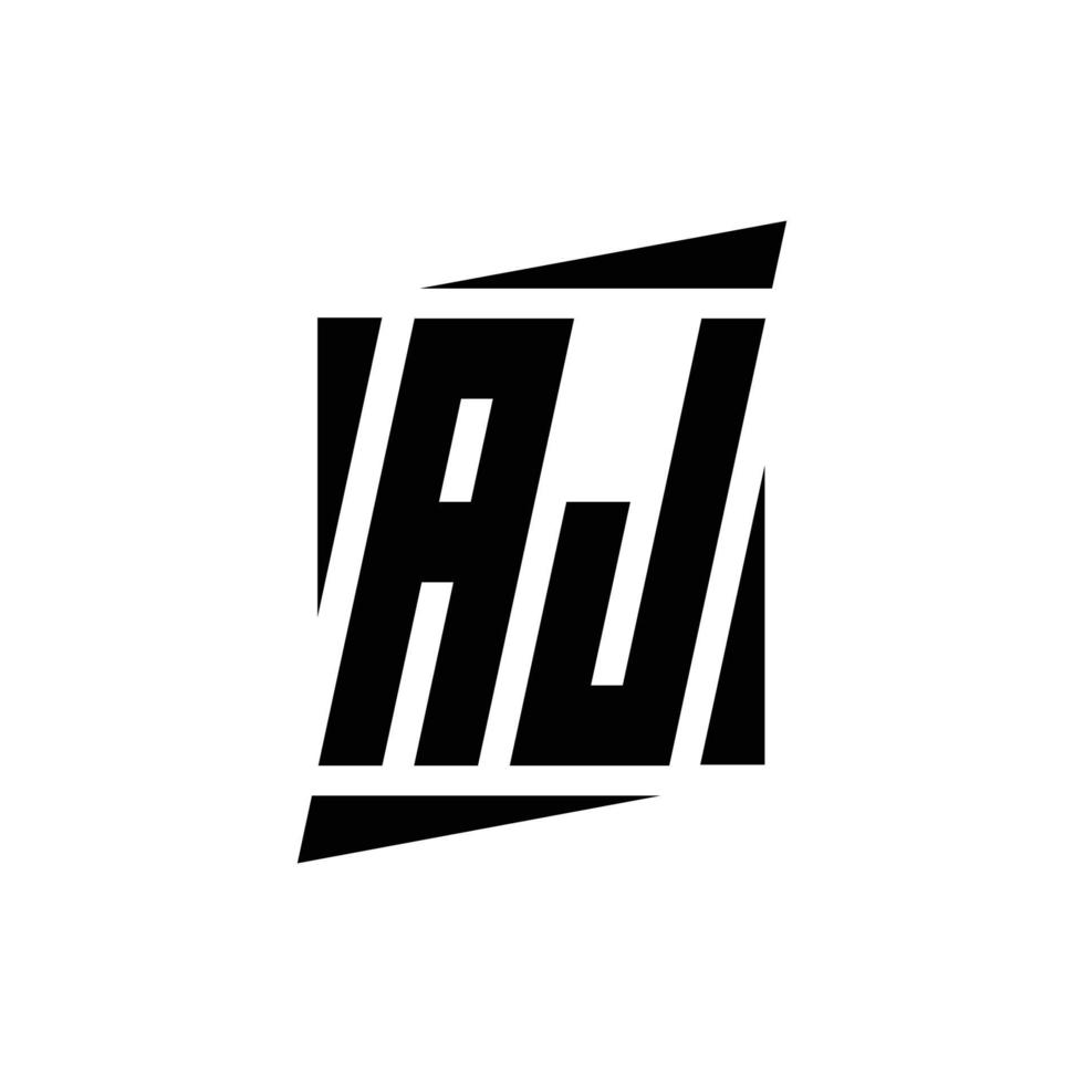 plantilla de diseño de monograma de logotipo vector