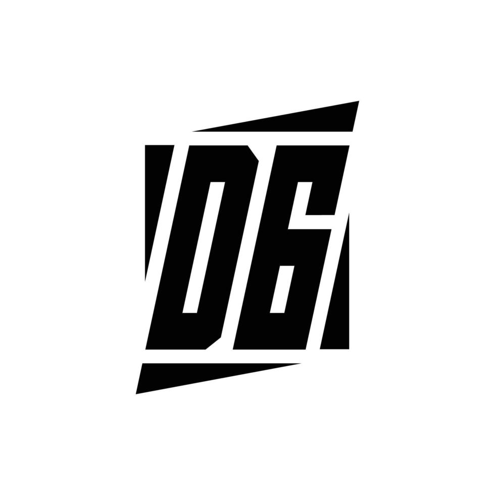 Logo monogram design template vector