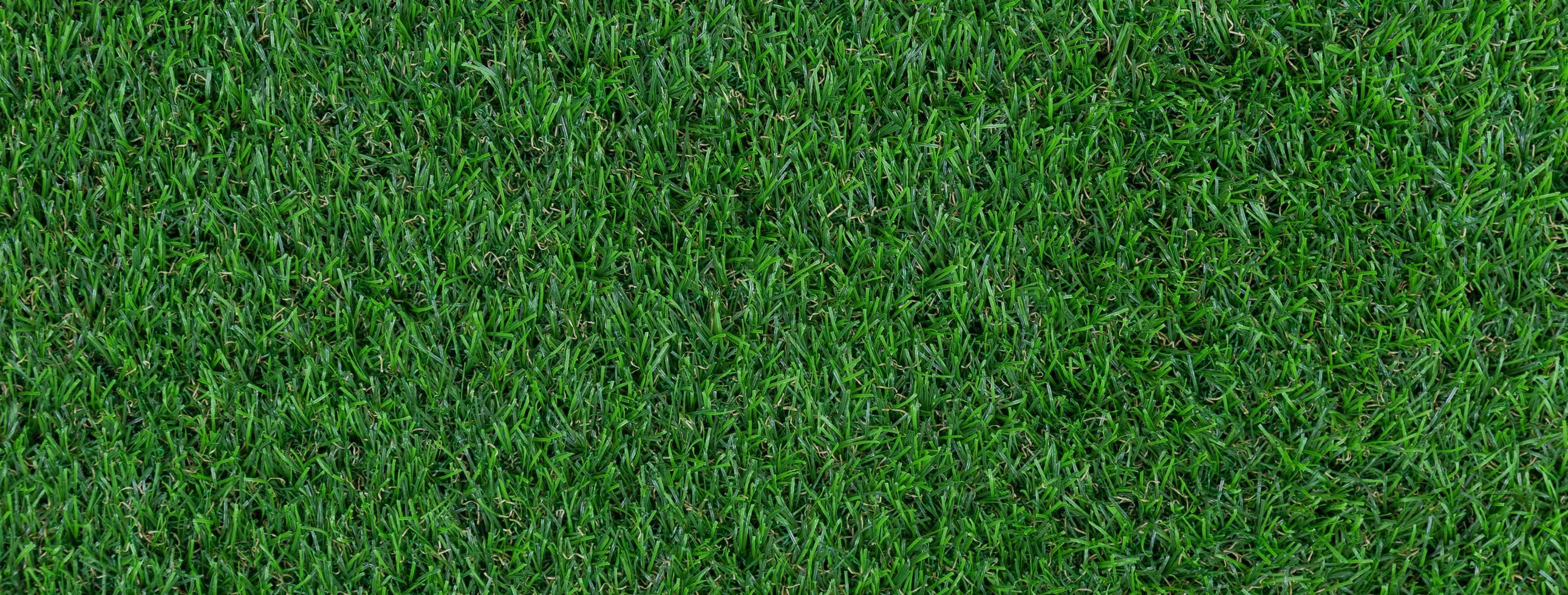 Artificial grass texture banner photo