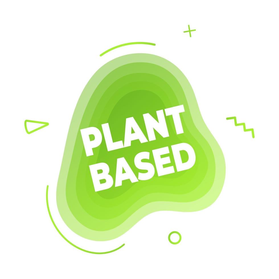 Plant based vegan diet icon sign. vector